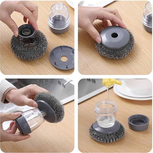 2 in 1 Liquid Soap Dispensing Cleaning Brush | 🔥BUY 1 GET 1 FREE