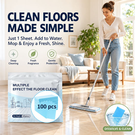 Multi-Effect Floor Clean Solution for Hardwood, Laminate, Tile (100 Piece)