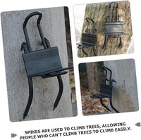 Multi Tool Tree Climbing Gear 2 Pieces (Both Legs)| Heavy Metal | Long Lasting | Camping | Adventure | Outdoor Activities - Image 4