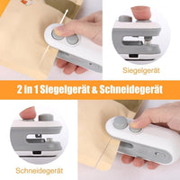 Portable Mini Sealing Machine 2 in 1 USB Rechargeable Magnetic Bag Sealer Heat Seal with Cutter - Image 5