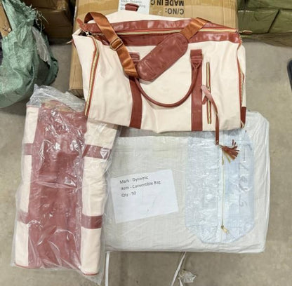 Convertible Garment Bag for Travel - 2 in 1 Hanging Suitcase & Large Duffle