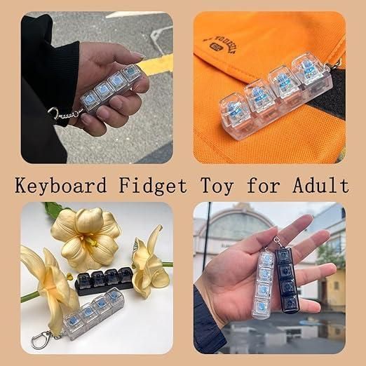 Mechanical Click-Fidget Keychain