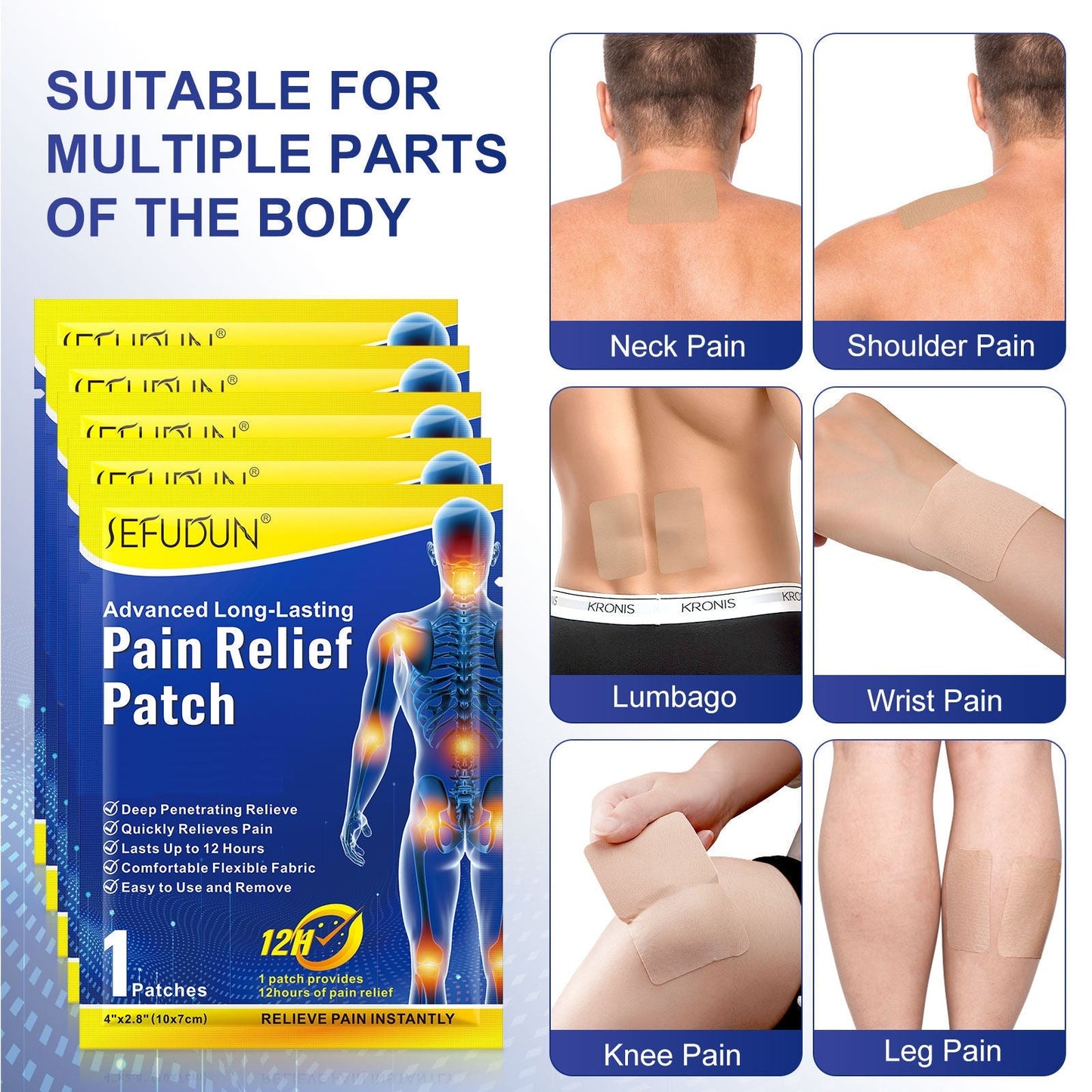 Herbal Instant Pain Relief Patc- 10 PATCHES (Buy 1 Get 1 Free🔥🔥)