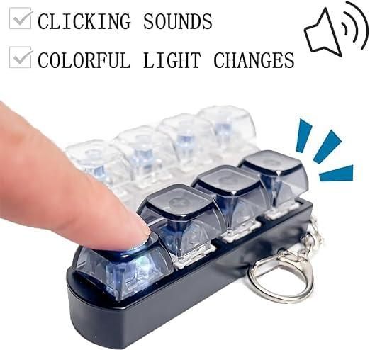 Mechanical Click-Fidget Keychain