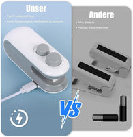 Portable Mini Sealing Machine 2 in 1 USB Rechargeable Magnetic Bag Sealer Heat Seal with Cutter - Image 4