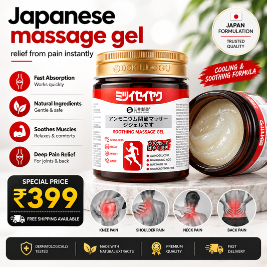 Baiyaari™ Japanese Instant Pain Relief Soothing Massage Gel