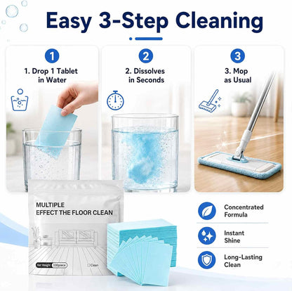 Multi-Effect Floor Clean Solution for Hardwood, Laminate, Tile (100 Piece)