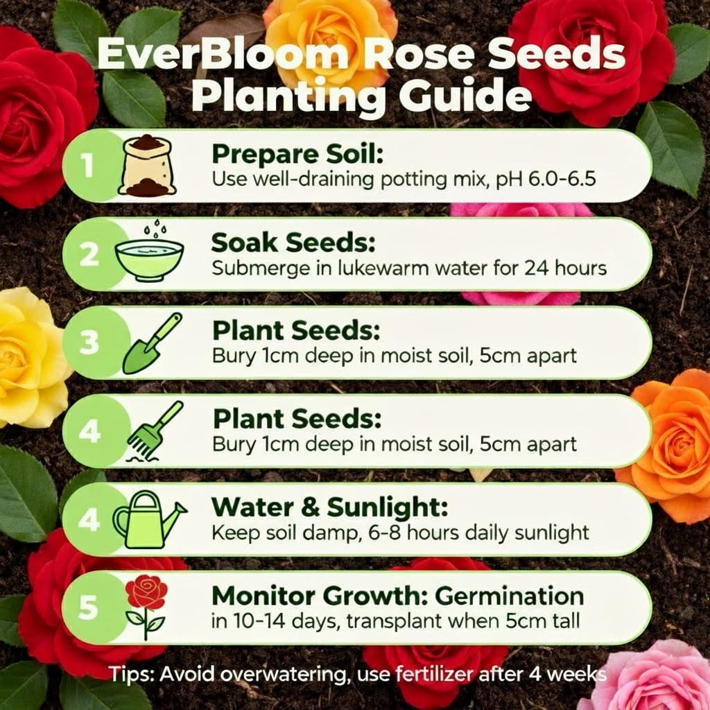 EverBloom Climbing Roses Seeds