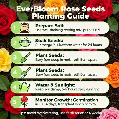EverBloom Climbing Roses Seeds