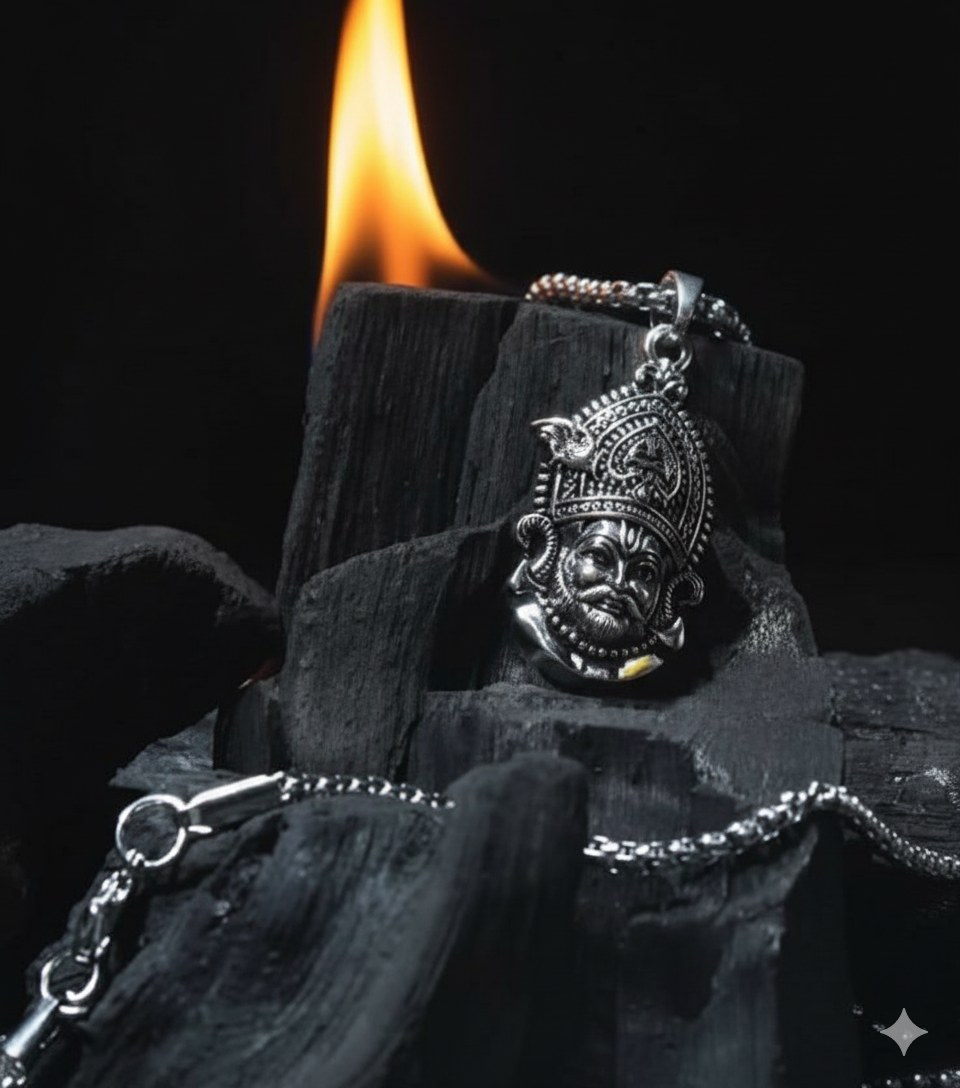 Khatu Shyam Maharaj Pendant with Chain