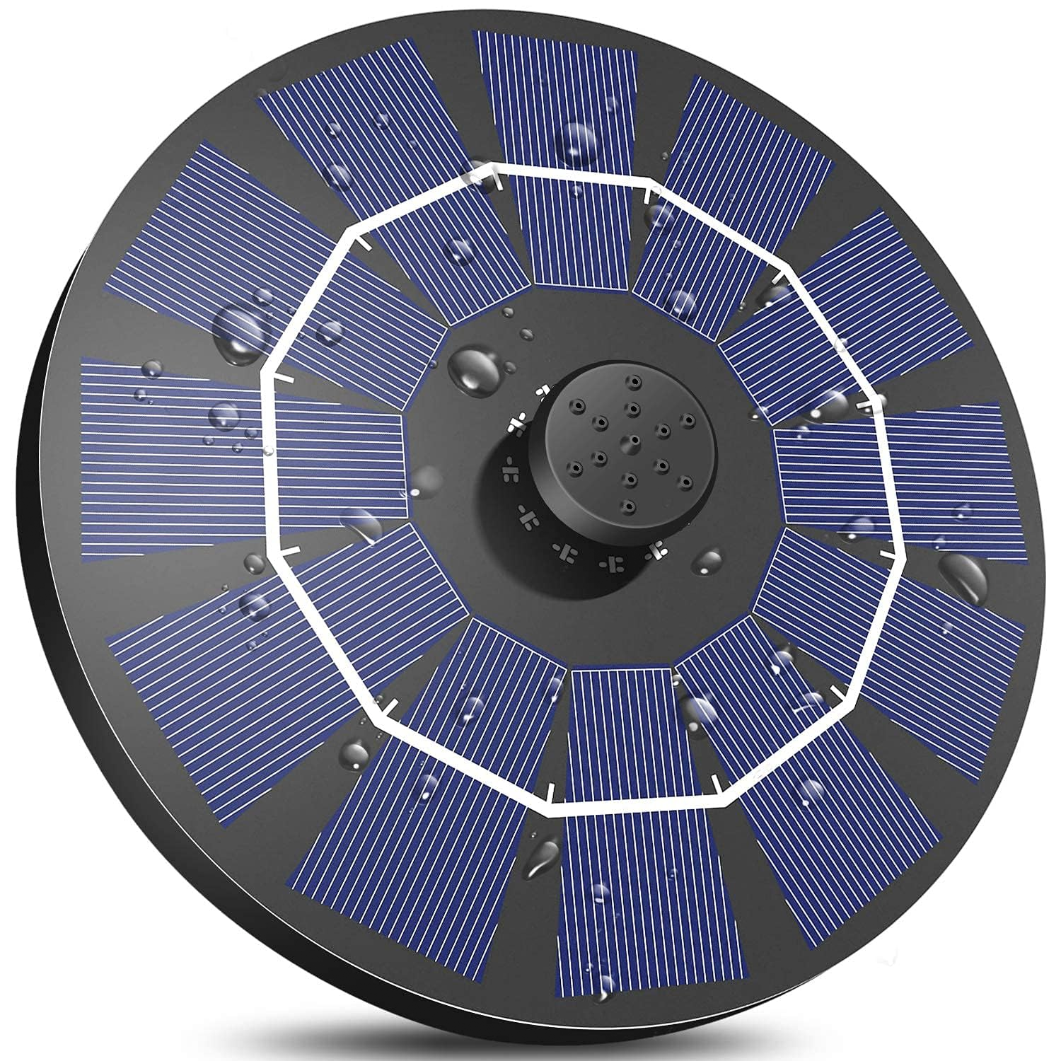 Solar Fountain attracting birds