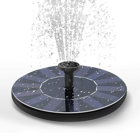 Solar Fountain spray pattern