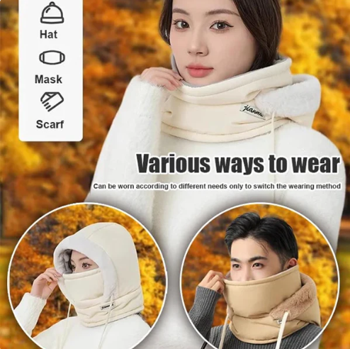 Plush-lined Thickened Thermal Hat with Face Mask (BUY 1 GET 1 FREE)