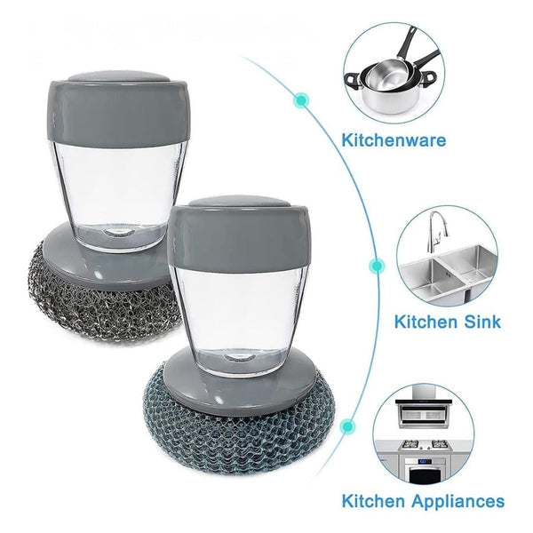 2 in 1 Liquid Soap Dispensing Cleaning Brush | 🔥BUY 1 GET 1 FREE