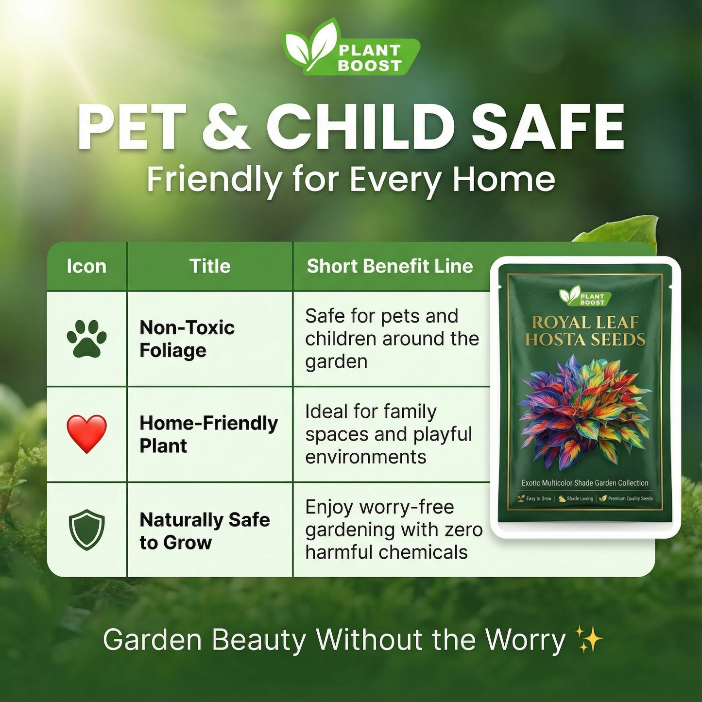 Rare Multicolor Hosta Seed (Pack of 6 colour seeds) Buy 1 Get 2 Free + 100 Grams Organic Potmix Free