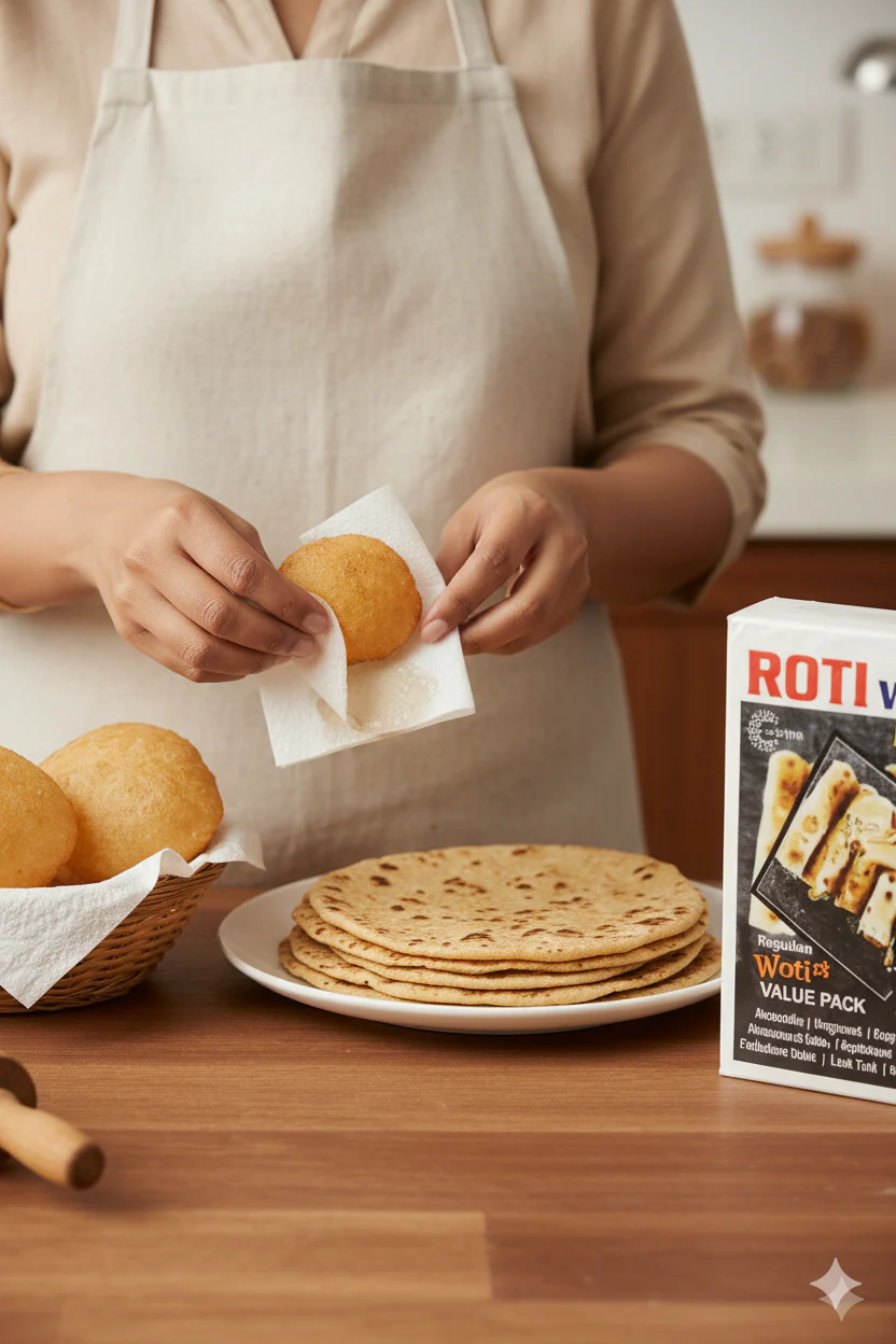 EcoWrap™ Washable Reusable Roti Wraps 🌿 (Pack of 25)  Tr