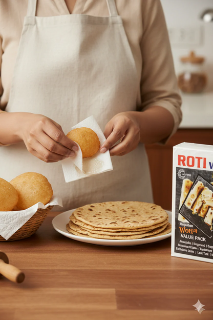 EcoWrap™ Washable Reusable Roti Wraps 🌿 (Pack of 25)  Tr