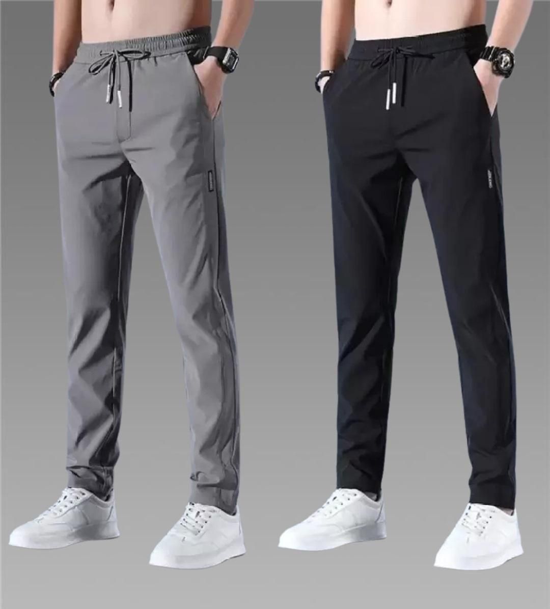 Trending Combo Lycra Track Pant (Pack of 2) - S
