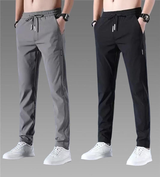 Trending Combo Lycra Track Pant (Pack of 2) - S