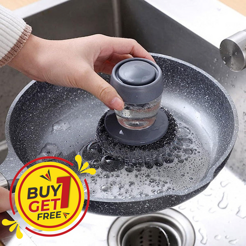 2 in 1 Liquid Soap Dispensing Cleaning Brush | 🔥BUY 1 GET 1 FREE